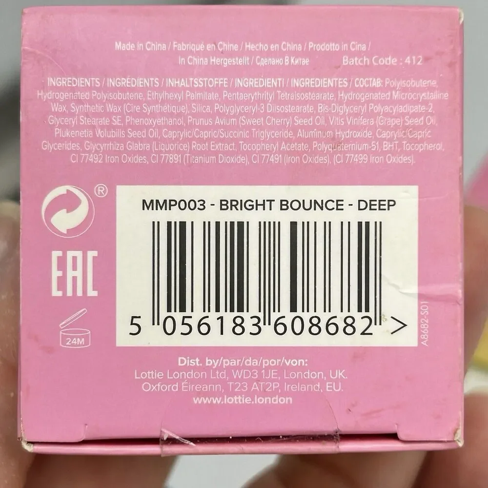 3 Lot LOTTIE Undereye Corrector DEEP Bright Bounce Brightening Cream 0.19oz NEW
